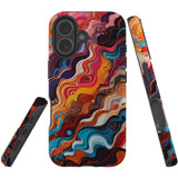 For Apple iPhone 17 Case, MagSafe Compatible Protective Cover, Waves Of The Sun | iCoverLover Australia