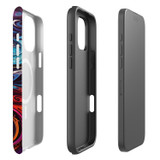 For iPhone 16 Pro Case, Protective MagSafe Compatible Cover, Swirling Paint | iCoverLover Australia