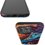 For iPhone 16 Pro Case, Protective MagSafe Compatible Cover, Swirling Paint | iCoverLover Australia