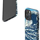 For iPhone 16 Pro Max Case, Protective MagSafe Compatible Cover, Japanese Wave | iCoverLover Australia