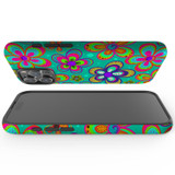 For iPhone 16 Pro Max Case, Protective MagSafe Compatible Cover, Retro Floral Design | iCoverLover Australia