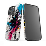 For iPhone 16 Pro Max Case, Protective MagSafe Compatible Cover, Dark Splatter | iCoverLover Australia