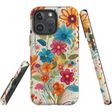 For iPhone 16 Pro Max Case, Protective MagSafe Compatible Cover, Floral Symphony | iCoverLover Australia