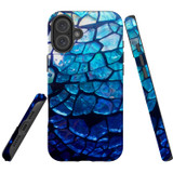 For iPhone 16 Case, Protective MagSafe Compatible Cover, Blue Mirror | iCoverLover Australia