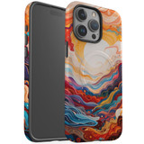 For iPhone 15 Pro Max Tough Case Compatible with MagSafe, Sunny Waves | iCoverLover Australia