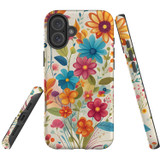 For iPhone 16 Case, Protective MagSafe Compatible Cover, Floral Symphony | iCoverLover Australia
