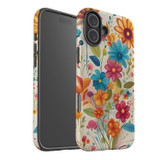 For iPhone 16 Case, Protective MagSafe Compatible Cover, Floral Symphony | iCoverLover Australia