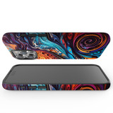 For iPhone 14 Pro Max Case, Protective MagSafe Compatible Cover, Swirling Paint | iCoverLover Australia