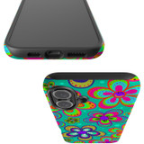 For iPhone 16 Plus Case, Protective MagSafe Compatible Cover, Retro Floral Design | iCoverLover Australia