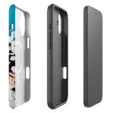 For iPhone 16 Plus Case, Protective MagSafe Compatible Cover, Dark Splatter | iCoverLover Australia