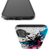 For iPhone 16 Plus Case, Protective MagSafe Compatible Cover, Dark Splatter | iCoverLover Australia