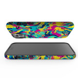 For iPhone 15 Plus Tough Case Compatible with MagSafe, Abstract Strokes | iCoverLover Australia