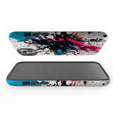 For iPhone 15 Plus Tough Case Compatible with MagSafe, Dark Splatter | iCoverLover Australia