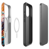 For iPhone 15 Pro Tough Case Compatible with MagSafe, Sunny Waves | iCoverLover Australia