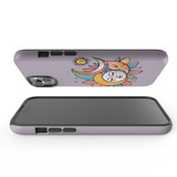 For iPhone 15 Plus Tough Case Compatible with MagSafe, Sleeping Moon | iCoverLover Australia