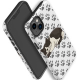For iPhone 14 Plus Case Tough Protective Cover, Tuxedo Cat | iCoverLover Australia