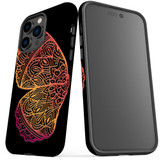 For iPhone 14 Pro Max Case Tough Protective Cover, Rose Golwing | iCoverLover Australia