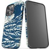 For iPhone 15 Pro Max Tough Case Compatible with MagSafe, Japanese Wave | iCoverLover Australia
