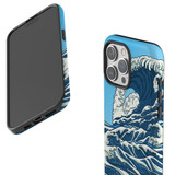 For iPhone 15 Pro Max Tough Case Compatible with MagSafe, Japanese Wave | iCoverLover Australia