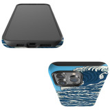 For iPhone 15 Pro Max Tough Case Compatible with MagSafe, Japanese Wave | iCoverLover Australia