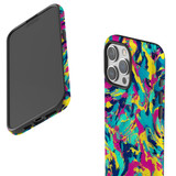 For iPhone 15 Pro Max Tough Case Compatible with MagSafe, Abstract Strokes | iCoverLover Australia