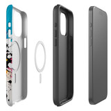 For iPhone 15 Pro Max Tough Case Compatible with MagSafe, Dark Splatter | iCoverLover Australia