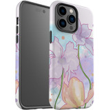 For iPhone 14 Pro Case Tough Protective Cover, Watercolour Floral | iCoverLover Australia