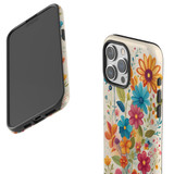 For iPhone 15 Pro Max Tough Case Compatible with MagSafe, Floral Symphony | iCoverLover Australia