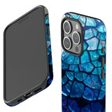 For iPhone 15 Pro Case Tough Protective Cover, Blue Mirror | iCoverLover Australia