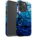 For iPhone 15 Pro Case Tough Protective Cover, Blue Mirror | iCoverLover Australia
