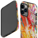 For iPhone 14 Pro Case Tough Protective Cover, Flowing Colors | iCoverLover Australia