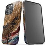 For iPhone 15 Pro Max Tough Case Compatible with MagSafe, Mysterious Golden Tree | iCoverLover Australia