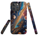 For iPhone 15 Pro Max Tough Case Compatible with MagSafe, Planets Of The Universe | iCoverLover Australia