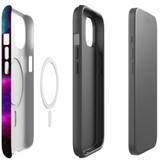 For iPhone 15 Tough Case Compatible with MagSafe, Abstract Galaxy | iCoverLover Australia