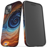 For iPhone 15 Tough Case Compatible with MagSafe, Eye Of The Galaxy | iCoverLover Australia