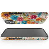 For iPhone 15 Tough Case Compatible with MagSafe, Floral Symphony | iCoverLover Australia