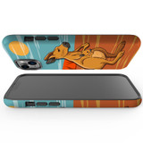 For iPhone 14 Plus Case Tough Protective Cover, Kangaroo Illustration | iCoverLover Australia