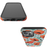 For iPhone 15 Tough Case Compatible with MagSafe, Poppy Field | iCoverLover Australia