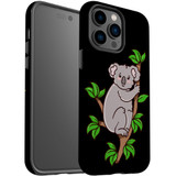 For iPhone 14 Pro Max Case Tough Protective Cover, Koala Illustration | iCoverLover Australia