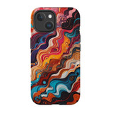 For iPhone 15 Tough Case Compatible with MagSafe, Waves Of The Sun | iCoverLover Australia