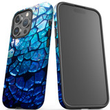 For iPhone 15 Pro Tough Case Compatible with MagSafe, Blue Mirror | iCoverLover Australia