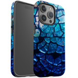 For iPhone 15 Pro Tough Case Compatible with MagSafe, Blue Mirror | iCoverLover Australia
