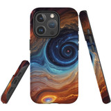 For iPhone 15 Pro Tough Case Compatible with MagSafe, Eye Of The Galaxy | iCoverLover Australia