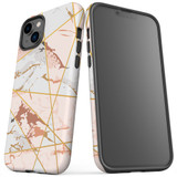 For iPhone 14 Plus Case Tough Protective Cover, Marble Pattern | iCoverLover Australia