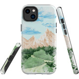 For iPhone 14 Plus Case Tough Protective Cover, Mountainous Nature | iCoverLover Australia