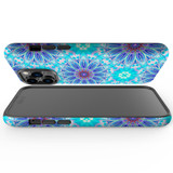For iPhone 14 Pro Max Case Tough Protective Cover, Psychedelic Blues | iCoverLover Australia