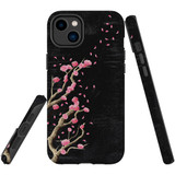 For iPhone 14 Plus Case Tough Protective Cover, Plum Blossoming | iCoverLover Australia
