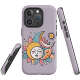 For iPhone 15 Pro Tough Case Compatible with MagSafe, Sleeping Moon | iCoverLover Australia