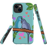 For iPhone 14 Plus Case Tough Protective Cover, Birds In Love | iCoverLover Australia