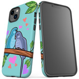 For iPhone 14 Plus Case Tough Protective Cover, Birds In Love | iCoverLover Australia